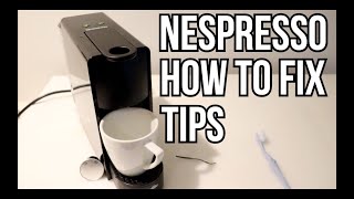 NESPRESSO HOW TO FIX No Coffee Flow Troubleshooting Maintenance [upl. by Jeconiah]