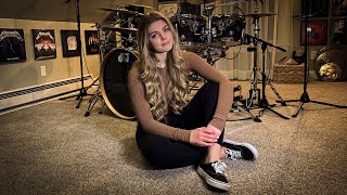 METALLICA quotBlackenedquot Drum CoverBrooke C [upl. by Hyde]