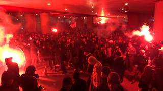 AJAX  Feyenoord  3  1  2212014  Entrada part 2 [upl. by Leitman]