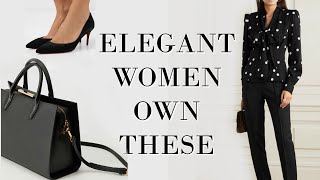 15 pieces every ELEGANT Woman owns  Fashion Over 40 [upl. by Azne]