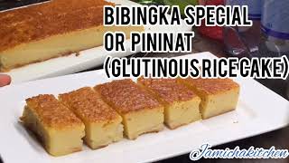 Glutinous Rice Cake  Bibingkang Malagkit English Subtitle [upl. by Aube973]