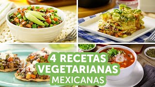 4 recetas vegetarianas mexicanas  Kiwilimón [upl. by Omor]