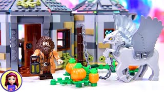 Hagrids Hut Buckbeaks Rescue  Lego Harry Potter Build amp Review [upl. by Idnar]