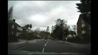 UK police vehicles deliberately ram moped thieves [upl. by Lucina]