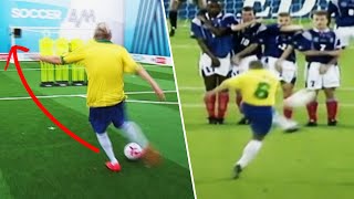 Jimmy Bullard recreates Roberto Carlos INCREDIBLE freekick 💫🔥 [upl. by Cotterell]