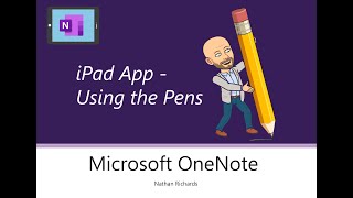 OneNote  iPad Using the Pens [upl. by Trumaine765]