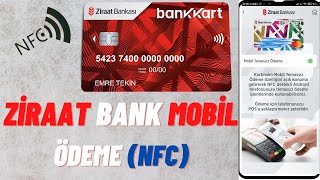 ZİRAAT MOBİL TEMASSIZ ÖDEME NASIL YAPILIR NFC [upl. by Annas]