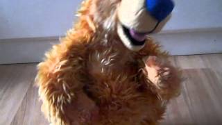 Dancing Singing Cha Cha Bear in the Big Blue House Plush By Mattel Love to dance bear [upl. by Koffler899]