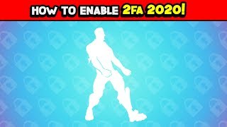 How to enable 2FA Fortnite 2020   How to get 2FA Tutorial PC XBOX AND PS4 [upl. by Aliza]