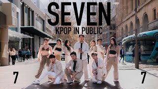 ONE TAKE  KPOP IN PUBLIC Jung Kook feat Latto  SEVEN 세븐 Dance Cover  Choreo  Australia [upl. by Joe680]