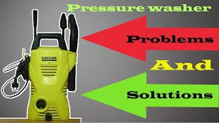 Pressure washer  3 Common problems amp solutions [upl. by Anitsirk]