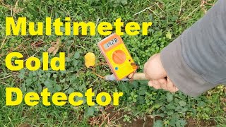 How to make Metal Detector using Multimeter [upl. by Einon58]