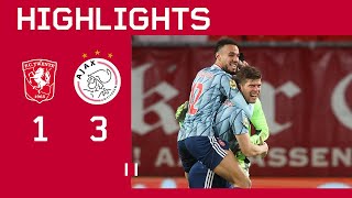 Highlights  FC Twente  Ajax  Eredivisie  HUNTELAAR TO THE RESCUE [upl. by Enaej]