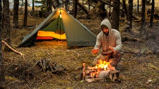 Camping In Rain With Tent [upl. by Parsifal]