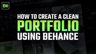 How To Create A Clean Portfolio Using Behance 2025 [upl. by Vonni317]