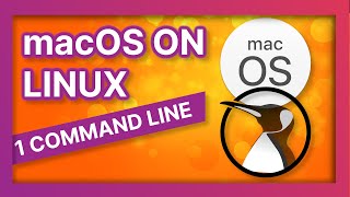 Run macOS on Linux with 1 COMMAND [upl. by Initof]