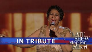 A Late Show Tribute to Aretha Franklin [upl. by Muna]