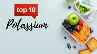 TOP 10 Potassium rich foods NOT bananas [upl. by Eilitan771]