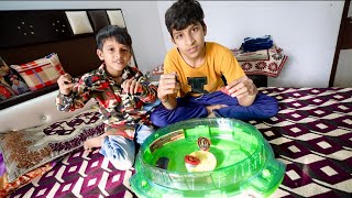 Piyush Vs Kunali 😍 Beyblade Fight [upl. by Enivid156]