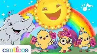 Canticos  Songs for a Good Morning Routine  Bilingual English and Spanish  Spanish Songs [upl. by Nylorak193]