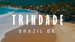 Trindade Paraty Secret Beaches near Rio de Janeiro Flying Over Brazil drone footage [upl. by Curt]