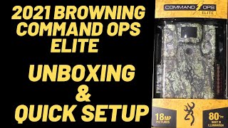 2021 BROWNING COMMAND OPS ELITE BTC4EX UNBOXING amp QUICK SETUP [upl. by Damaris459]