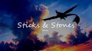 Jónsi  Sticks amp Stones  Lyrics Video [upl. by Elehcar]