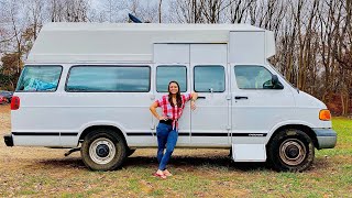 VANLIFE  Fearless Solo Woman Full Time Living in a DIY Camper Van [upl. by Gaye]