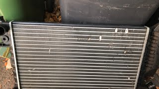 Peugeot 306 radiator replacement [upl. by Ainoyek]