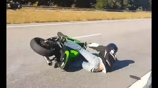 MOTORCYCLE CRASHES COMPILATION  STUPID amp BAD Drivers Caught On CAMERA Ep 07 [upl. by Oirram]