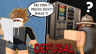 HOW TO DEFUSE A BOMB ON ROBLOX  DEFUSAL [upl. by Warthman]