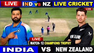 🔴Live IND vs NZ 12th ODI  Live Scores amp Commentary  India vs New Zealand  2nd Innings [upl. by Eiltan]