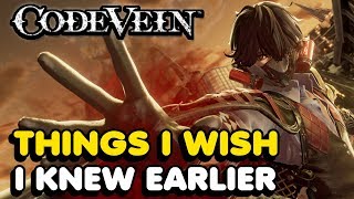 Things I Wish I Knew Earlier In Code Vein Tips amp Tricks [upl. by Refiffej]