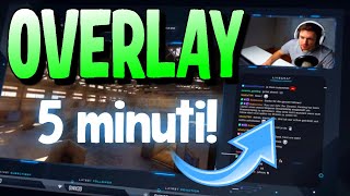 Creare e impostare overlay GRATIS in 5 minuti su twitch [upl. by Llessur]