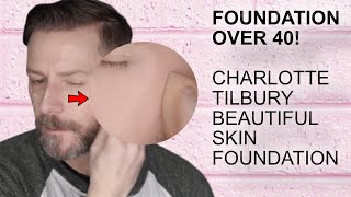 FOUNDATION OVER 40 Charlotte Tilbury Beautiful Skin Foundation [upl. by Alegnatal]