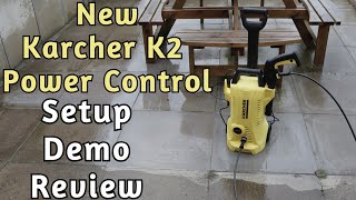 Kärcher K2 Power Control Pressure Washer Setup Review amp Demonstration [upl. by Bone130]