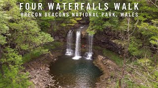 Four Waterfalls Walk Brecon Beacons  Hike guide with epic drone footage of Sgwd yr Eira [upl. by Donia]