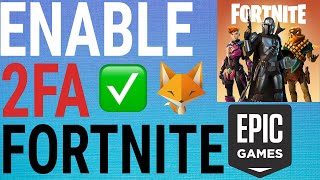 How To Enable 2FA on Fortnite  EpicGames [upl. by Niad]