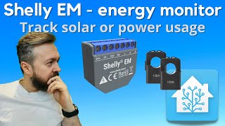 Home Assistant Energy Monitoring with Shelly EM  fusebox install [upl. by Fadiman]