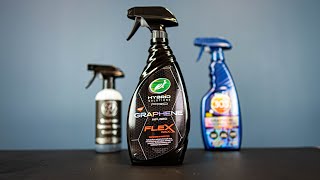 TURTLE WAX GRAPHENE INFUSED FLEX WAX V ADAMS GRAPHENE CERAMIC SPRAY COATING V 303 GRAPHENE COATING [upl. by Mik]