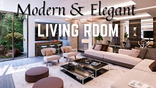 Modern amp Elegant Living Rooms  Interior Design  Decorating Ideas [upl. by Afatsum]