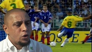 Exclusive Roberto Carlos Reveals The Best Free Kick Taker Of All Time [upl. by Enerol879]