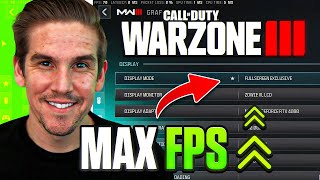 NEW BEST CONTROLLER amp GRAPHICS Settings in WARZONE 3 MW3 WARZONE [upl. by Gibe]