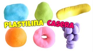 Plastilina Casera para Niños SIN COCINAR PLAY DOH Casero [upl. by Katushka]