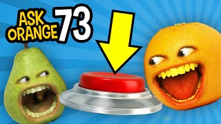 Annoying Orange  Ask Orange 73 Annoy Pear Button [upl. by Arrad250]