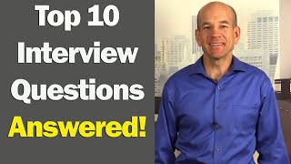 Top 10 Job Interview Questions amp Answers for 1st amp 2nd Interviews [upl. by Teiluj]