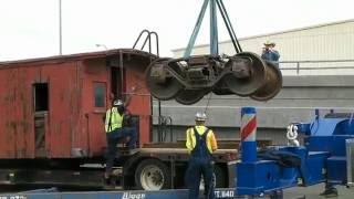 RIVERSIDE Caboose near Hunter Park sold and moved [upl. by Nnaid248]