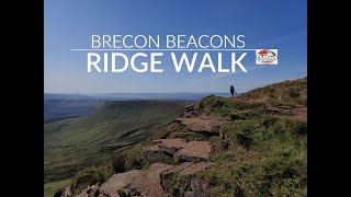 Brecon Beacons National Park South Wales Day hike from Talybont reservoir wellbeing greenspaces [upl. by Kubetz]