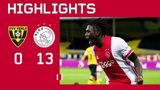 Highlights  VVVVenlo  Ajax  Eredivisie [upl. by Lahcar]