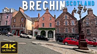 Brechin Scotland walking Tour 4K September 2023 [upl. by Michell]